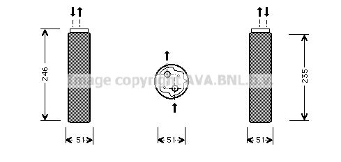 AVA QUALITY COOLING džiovintuvas, oro kondicionierius RTD094